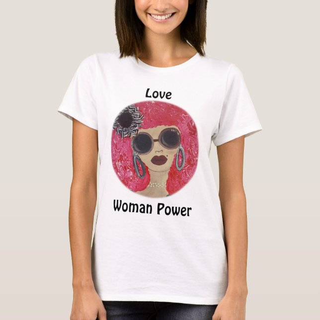 T - Shirt - Frauen-Power - Liebe (Vorderseite)