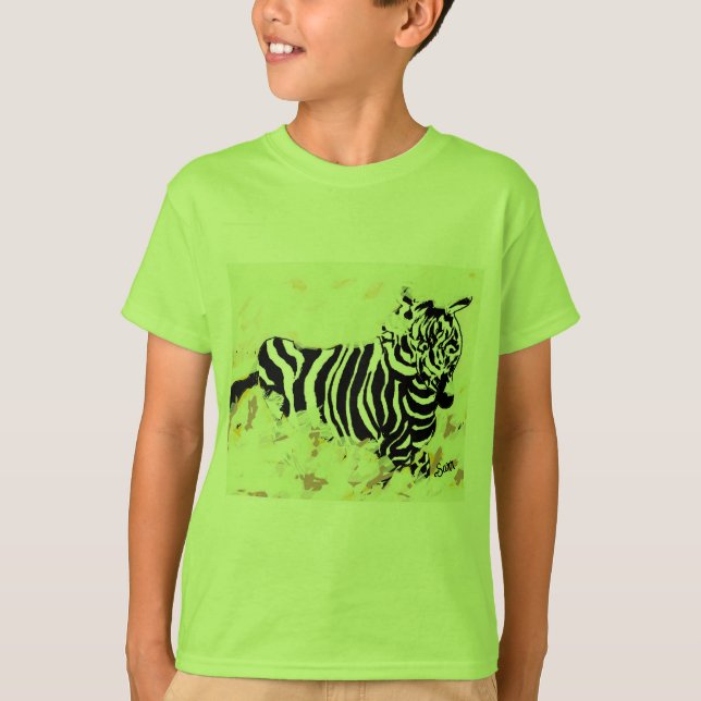 T-shirt : Freedom Of The Zebra  (Vorderseite)