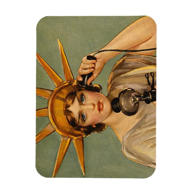 T-SHIRT Freedom ruft Magnet (Vertikal)