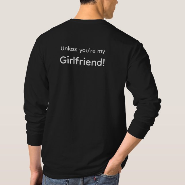 T-Shirt Freundin/Freund (Rückseite)