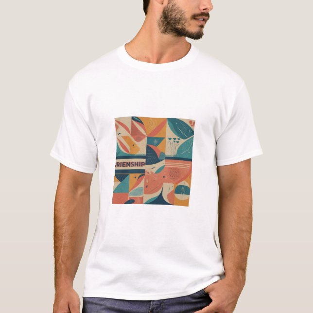 T - Shirt "Freundschaft". (Vorderseite)