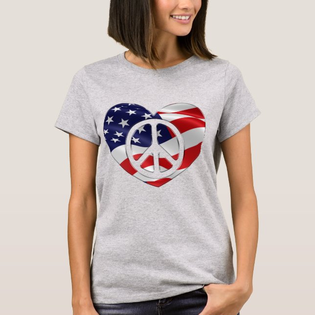 T - Shirt "FRIEDLICH PATRIOT HEART" (Vorderseite)