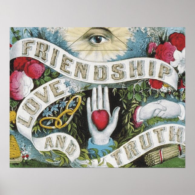T-SHIRT Friendship Poster (Vorne)