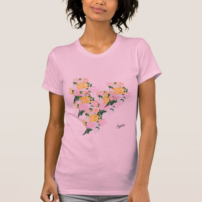 T - Shirt: Frühlingsblumen T-Shirt (Vorderseite)