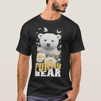 T - SHIRT FUNNER BEAR NEUES FASHION DESIGNER T-SHI
