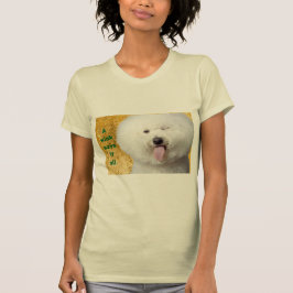 T - Shirt Funny Dog Print a Wink sagt, es alles