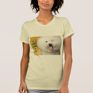 T - Shirt Funny Dog Print a Wink sagt, es alles
