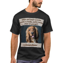 T - Shirt Funny Dog Print Was bekommt ihr?