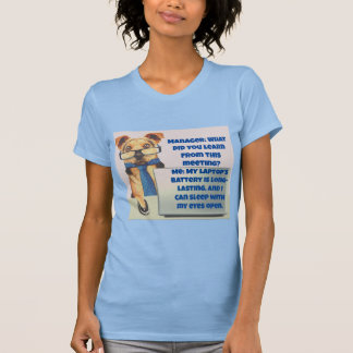 T - Shirt Funny Dog Print Was hast du gelernt?