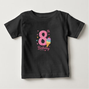 T-Shirt für 8. Geburtstag Kleinkind