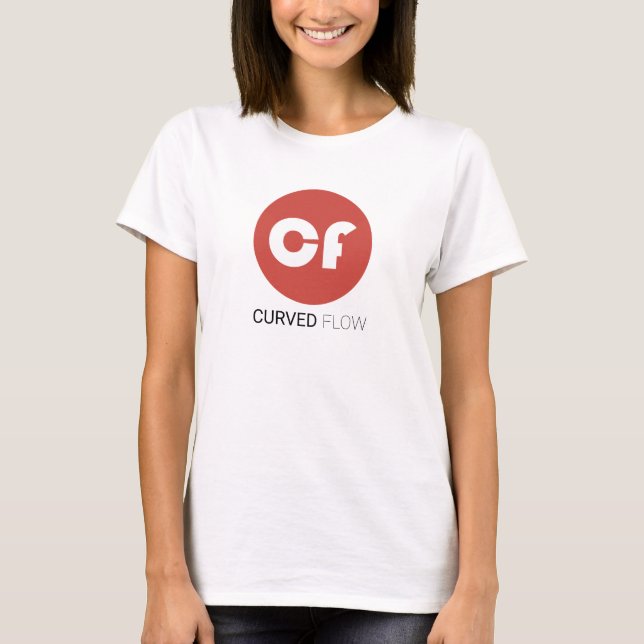 T - Shirt für abgerundete Logos (Vorderseite)