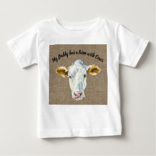 T-Shirt für Baby Boy mit Kuhgesicht