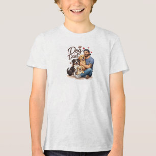 T-Shirt für Baby-Hund-Mama – „Zukünftige Hundemama Tri-Blend Shirt