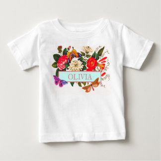 T - Shirt FÜR BABY MÄDCHEN, DIE JAPANISCHE BLUME B