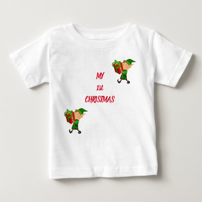 T-SHIRT FÜR ***BABYS 1. CHRISTMAS*** (Vorderseite)