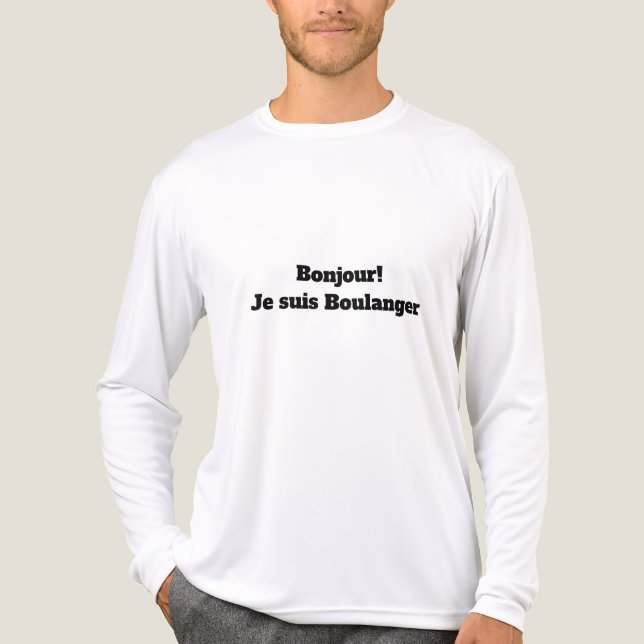 T-Shirt für Bäcker Tri-Blend Shirt (Vorderseite)