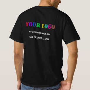 T - Shirt für benutzerdefinierte Logos und Textwe