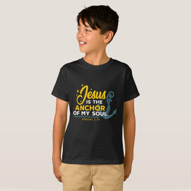 T - Shirt für Christliche Kinder - Jesus ist das T (Vorne ganz)
