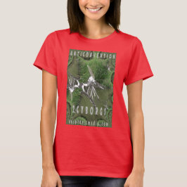 T-Shirt für Damen "Anticonvention" farbig