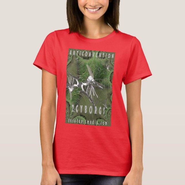 T-Shirt für Damen "Anticonvention" farbig (Vorderseite)