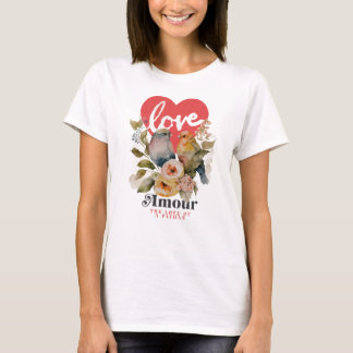 T-Shirt für Damen Basic amour afghan