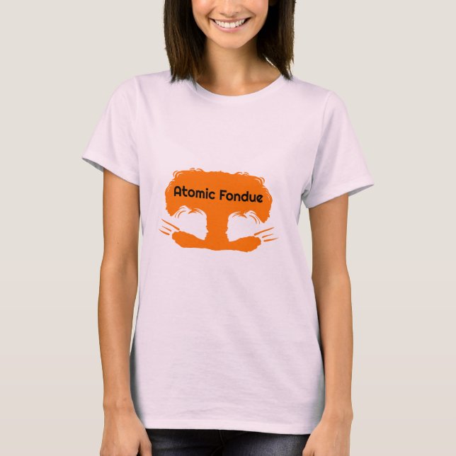 T-Shirt für Damen in Rosa (Vorderseite)