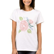 T-Shirt für Damen mit kurzen Ärmeln – weiche Baumw