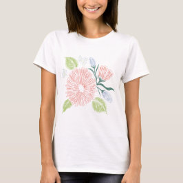 T-Shirt für Damen mit kurzen Ärmeln – weiche Baumw