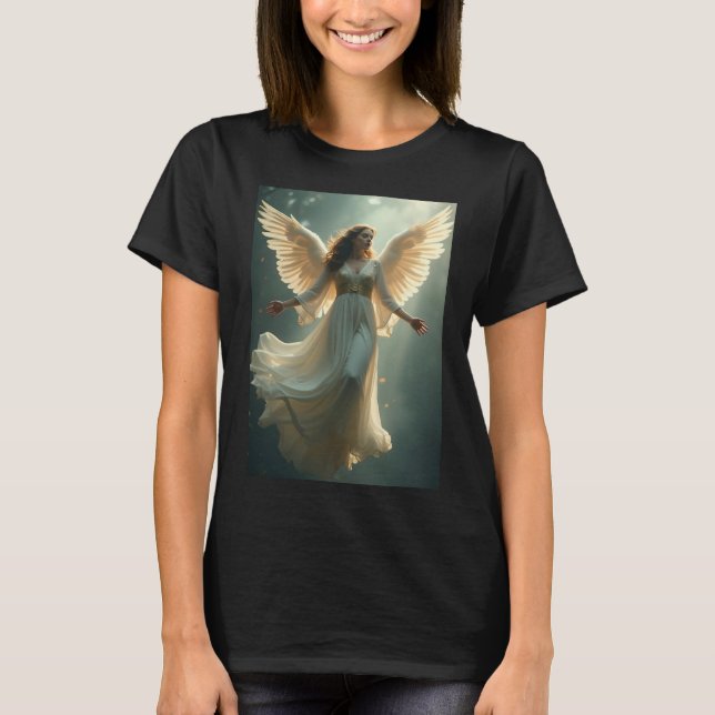 T-Shirt für Damen schöner Engel (Vorderseite)
