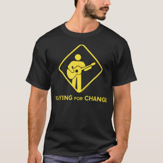 T - Shirt für das Change Street Sign-Logo