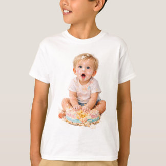 T-Shirt für das erste Geburtstags-Cake-Smash-Baby