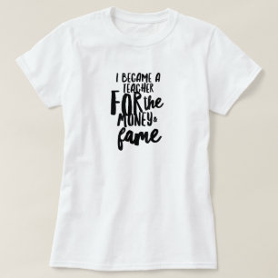 T - Shirt für das Leben des Lehrers