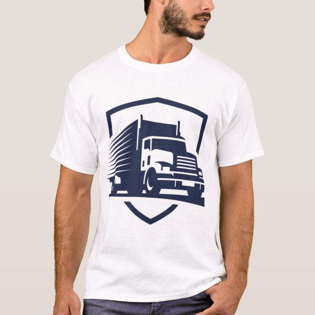 T - Shirt für das Lkw-Logo (Vorderseite)