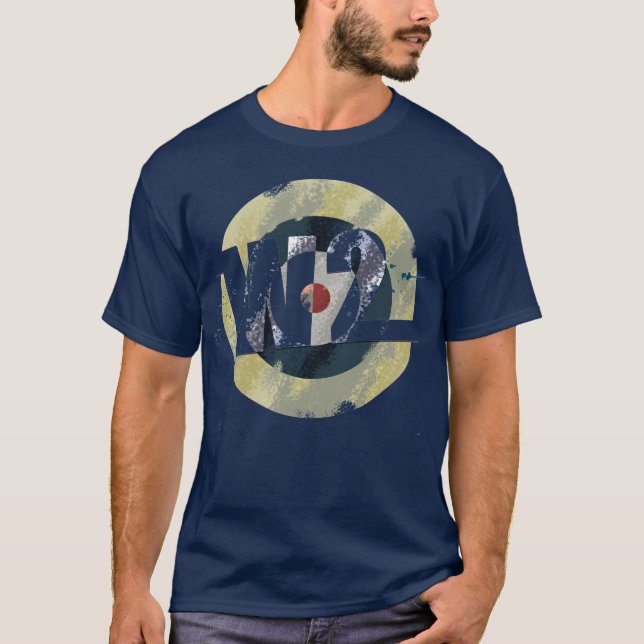 T-Shirt für das Logo der W2-Band (Vollfarbigkeit) (Vorderseite)