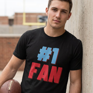T-Shirt für den #1 Fan von Number One Fans