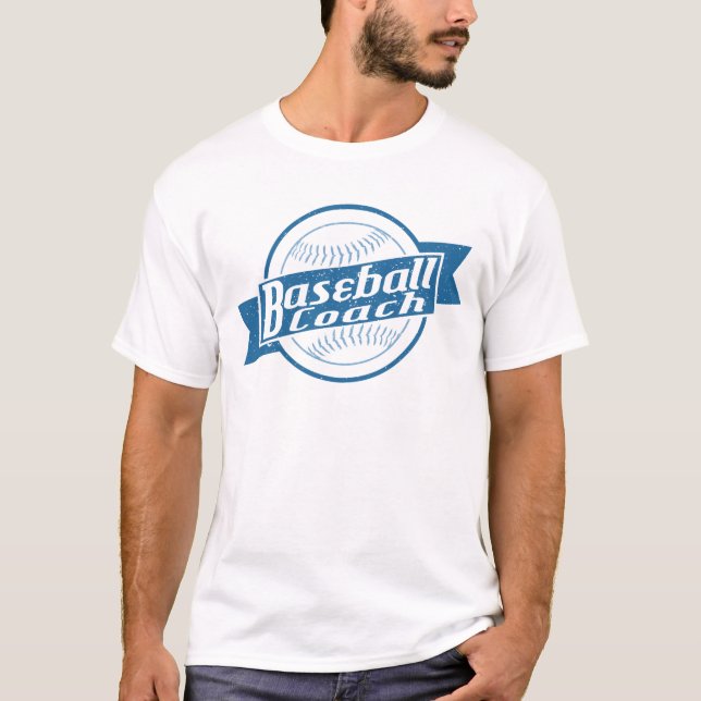 T - Shirt für den Baseball-Coach mit benutzerdefin (Vorderseite)