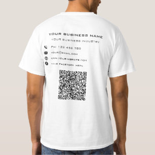 T - Shirt für den benutzerdefinierten QR-Code