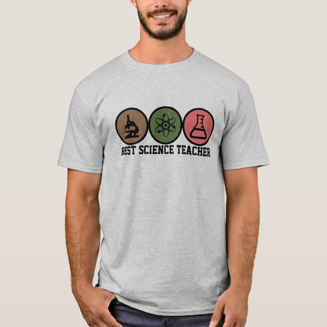 T - Shirt für den besten naturwissenschaftlichen L (Vorderseite)