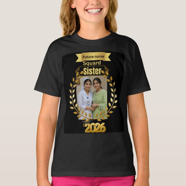 T-Shirt für den Bruder des Future Nurse Squad 2026 (Vorderseite)