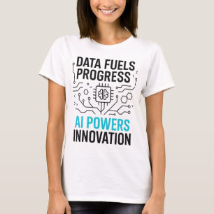 T-Shirt für den Fortschritt bei den KI-Powern In