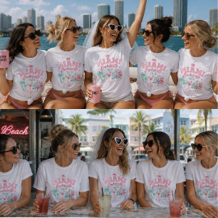 T-Shirt für den Junggesellinnenabschied in Miami Tri-Blend Shirt