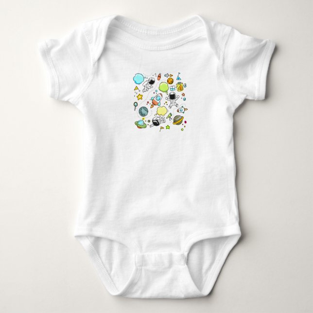 T - Shirt für den Weltraumdruck für Baby Body Anzu (Vorderseite)