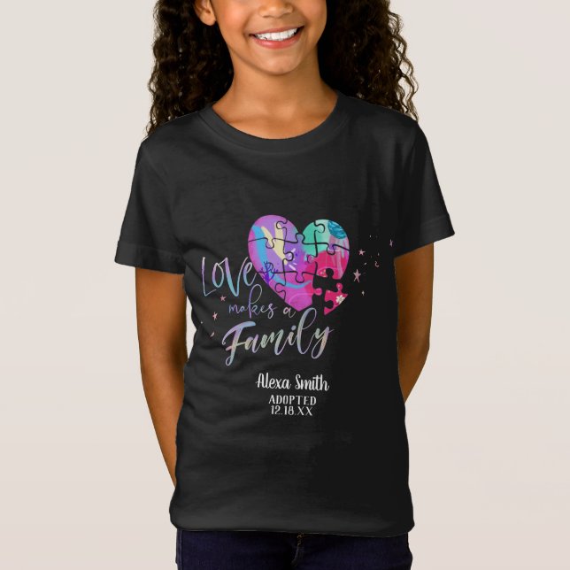 T - Shirt für die adoptiert Ankündigung (Vorderseite)