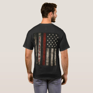 T - Shirt für die benutzerdefinierte rote Linie