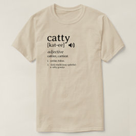 T - Shirt für die Definition von Katzen
