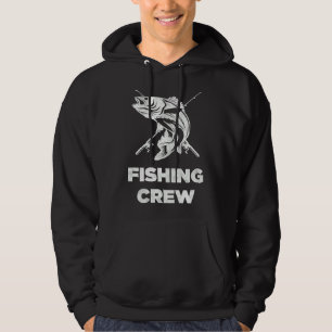 T-Shirt für die Fischerei Crew Fischerei Hoodie
