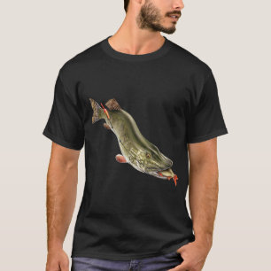 T - Shirt für die Fischerei im Nordpike