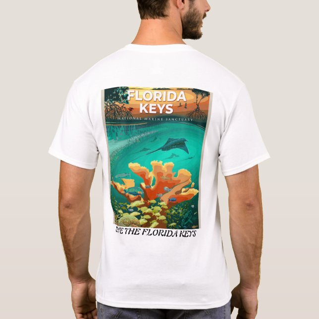 T - Shirt für die Florida-Tasten gerettet (Rückseite)