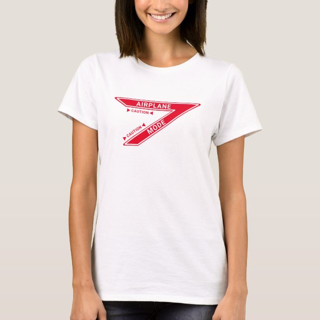 T - Shirt für die Jet-Markierung im Flugzeugmodus (Vorderseite)