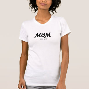 T - Shirt für die Mama mit schwarzem Skript